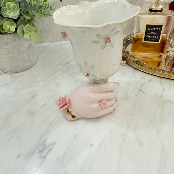 Vintage Porcelain "Hand" Vase - Picture 13 of 17